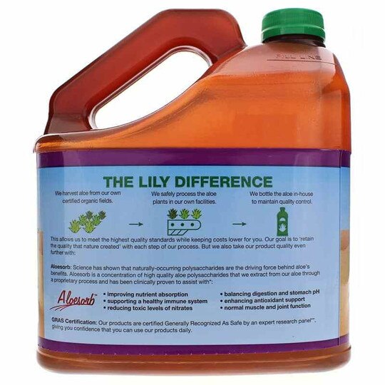 Aloe Vera Juice Whole Leaf Preservative Free, LOD